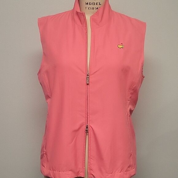 The Masters Magnolia Lane Collection Ladies Pink Vest Sz Large Augusta National - Picture 1 of 6
